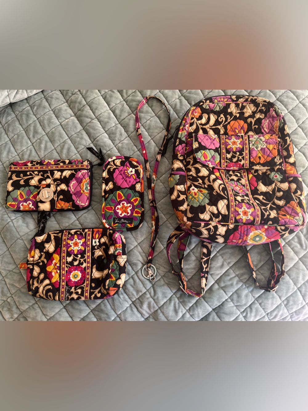 5-pc Vera Bradley Suzani Floral Quilted Set